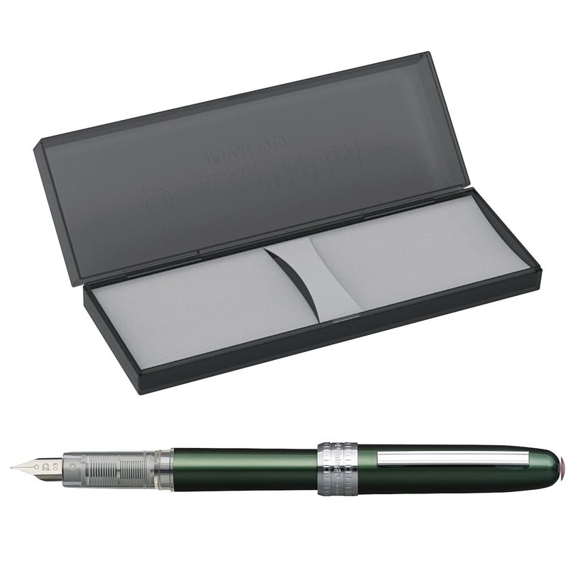Platinum قلم حبر سائل بلاتينيوم، قلم بلايزر برأس رفيع، أخضر (PGB-1000-#41-F) - Image 3